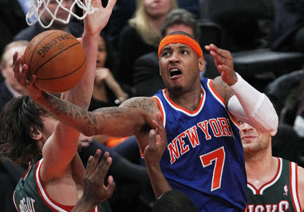 carmelo anthony knicks jersey number. Carmelo is now a Knick,